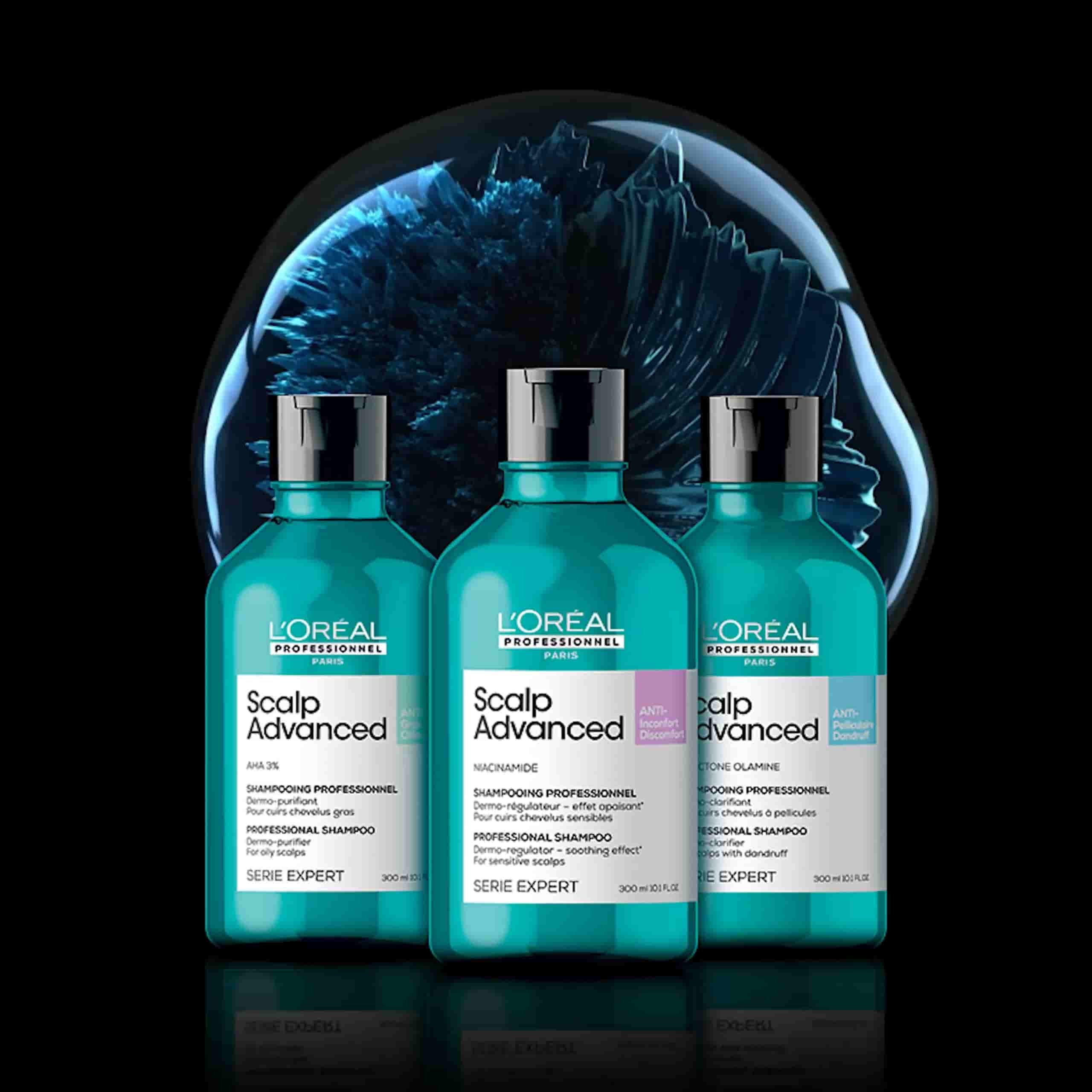 Scalp Advanced shampoo range